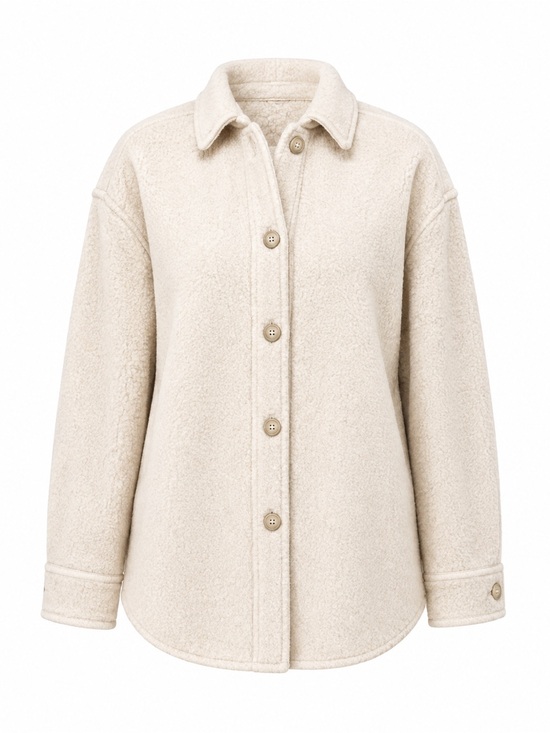 Aritzia Jackets & Blazers - Aritzia The Group Babaton Cream Teddy Jacket